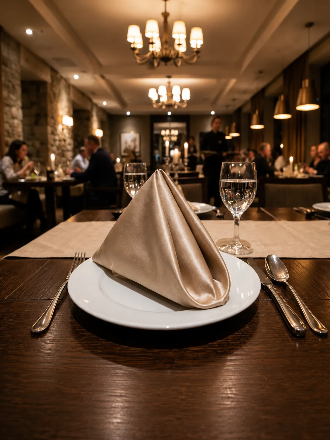 Servilletas Satinadas de Mesa Elegance